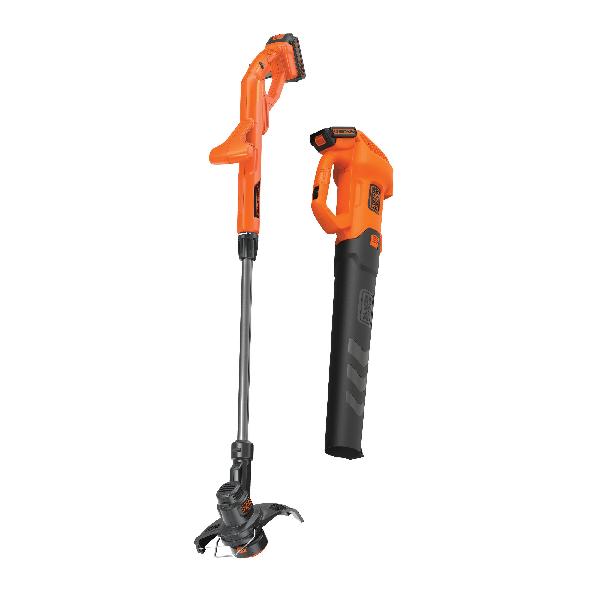 Power Tool Combination Kit, Tool/Kit: Kit, String Trimmer/Edger, 20 V, Lithium-Ion Battery, Specifications: 3000 RPM, For Use With: Backyard Cleanup of Leaves and Debris, Hard Surface Clean Up, Trimming Grass and Weeds and Edging Along Sidewalks
