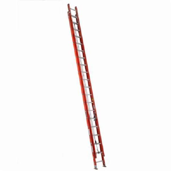 Extension Ladder, Extra Heavy Duty Multi-Section Professional, Series: FE3200, 40 ft Overall Length, ANSI Code: Type IA, 250 lb Load, Fiberglass, 35 ft Section Length, 12 in Adjustable Increments, 18-3/4 in Outside Shoe Base Width, Mar-Resistant Rail
