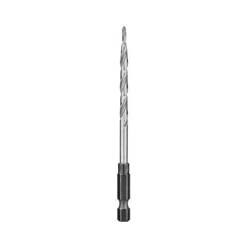 Countersink Replacement Drill Bit, Quick-Change, 60 deg Included Angle, 3/4 in Body Dia, 11/64 in Drill Point Diameter, 3-1/2 in Overall Length, Right Hand Cutting, HSS, Bright