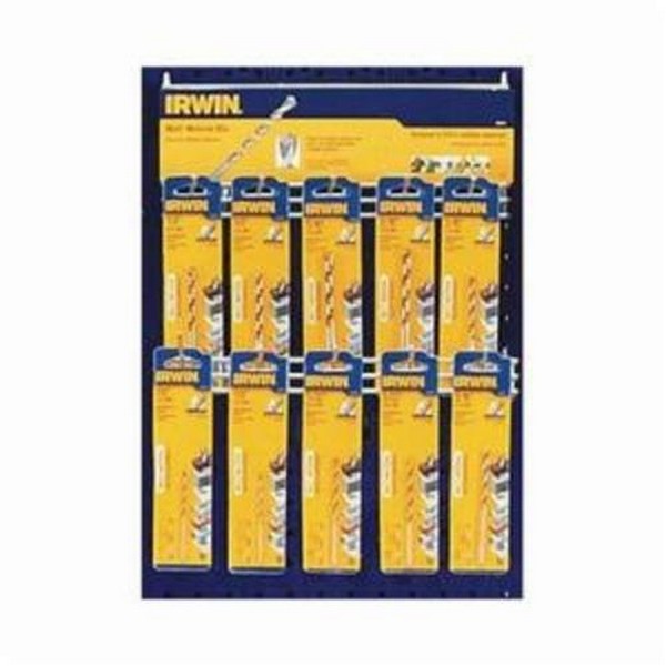 Multi-Material Drill Bit Merchandiser, 20 Piece, Merchandiser Tool Storage Type, Yes Tool Storage Included