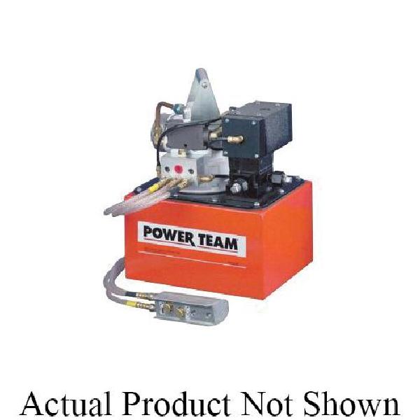 Hydraulic Pump, 2-Speed Air Driven, Series: PA46, 46 cu-in/min Air Flow, 3/8 in FNPT Fluid Port, 590 cu-in Oil, 2.5 gal Reservoir, 40 to 120 psi Air, 9-1/2 in Length, 11-1/2 in Width, 15 in Height