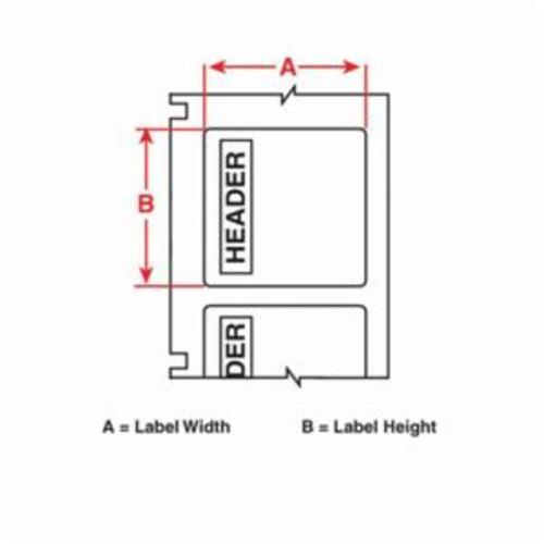 Arc Flash Label, Square, 3 Inch Length, 3 Inch Width, Legend: DANGER, Black/Red on White Legend/Background, B-483 Polyester, For Use With: R4400/R4900/R6000/R6200 Series Ribbons, BBP®81 Label Printer, Brady Series Label Printer, i5100, i7100, PR Plus Series Label Printer and THT 3 in Core Printer, 500 per Roll Labels