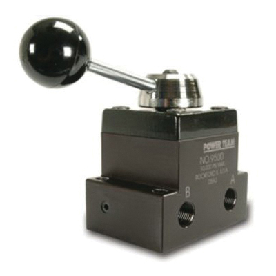 Manual Valve, 3-Position Tandem Center, 3/8 in Port, 10000 psi Pressure, 5 gpm Flow Rate, 4 Ports/Ways, Lever Actuation