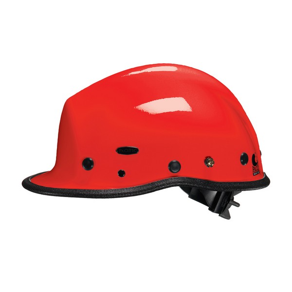 Rescue Helmet, Series: R5SL Utility™ 856, Universal, Fits Hat Size: 52 to 64 cm, Red, DuPont® Kevlar® Composite Outer Shell, Ribbon Cradle Suspension, 11.4 in L x 8.3 in W