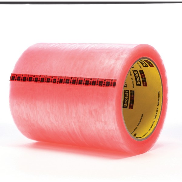 Label Protection Tape, 72 yd Length, 5 Inch Width, 2.5 mil Thickness, Pink, 3 Inch Diameter Core, Acrylic Adhesive, Acetate Backing, 25 in-oz Adhesion Strength, 12 in-lb Tensile Strength