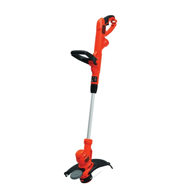 String Trimmer/Edger, Electric Single Line, 14 Inch Cutting Width, Straight Shaft, 0.065 Inch Diameter Line, Automatic Feed Spool Line Advance, 120 VAC, 6.5 A, D-Handle Handle