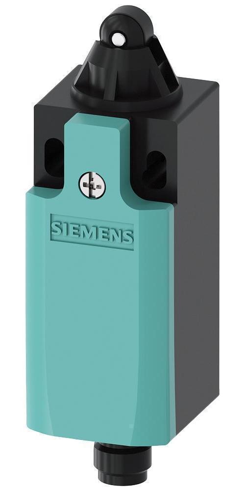 Position Switch, 250 VAC, 3/0.27 A, 1NC-1NO ContConfiguration, 4 Pole, Snap Action, Roller Plunger Actuator, IP65 Enclosure, Threaded Mounting, 31 mm W Size, 15000000 Mechanical/100000 Electrical Cycles Operating Cycles, -25 to 85 °C Operating, Plast