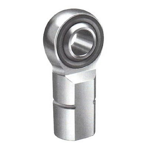 Spherical Rod End, 16 mm Inside Diameter, 14.25 mm Housing Width, Female Stud, Right Hand, Steel