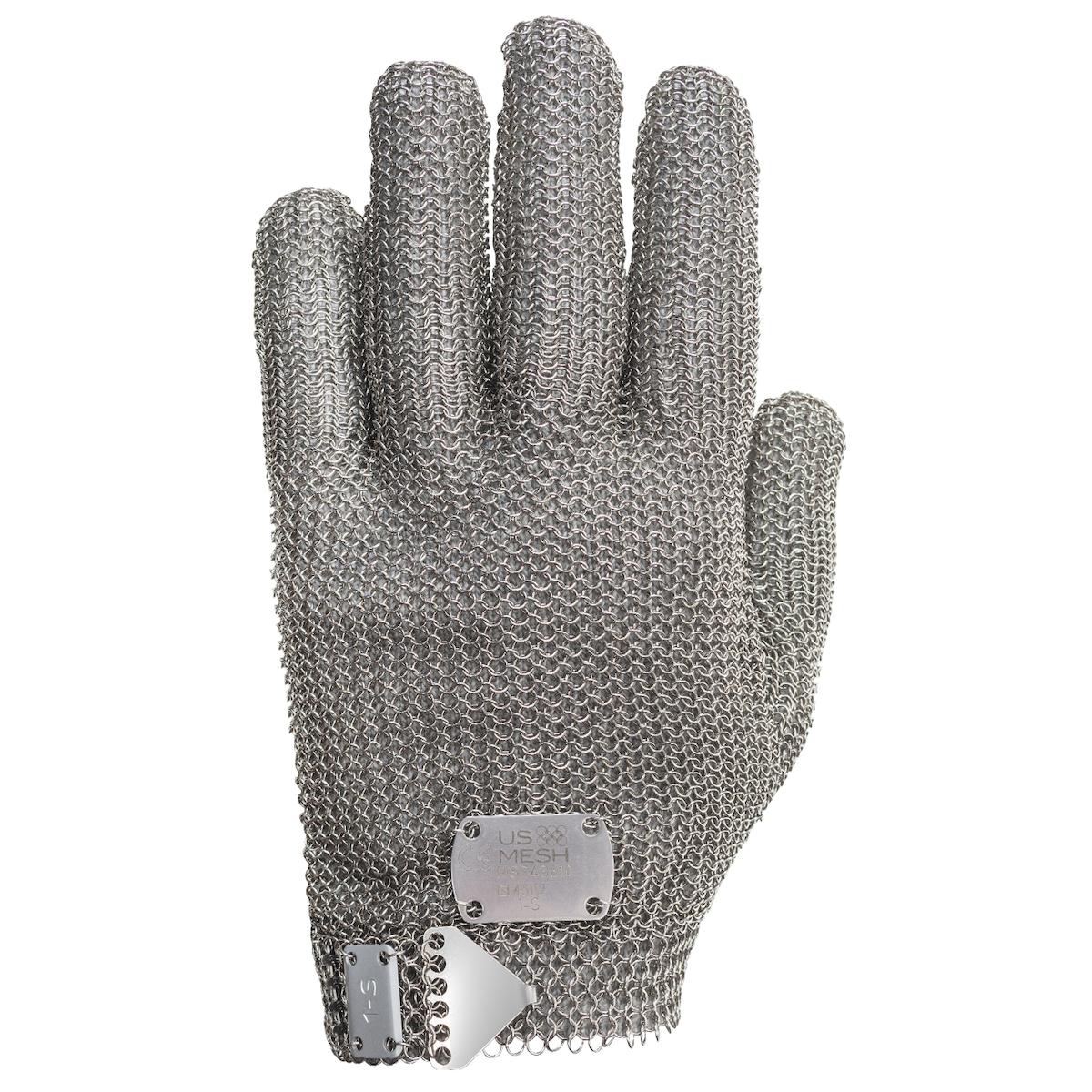 Glove, Mesh, Series: USM-1180, 2XL Size, Stainless Steel, Silver, Resists: Cut Resistant