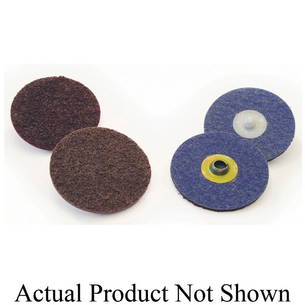 Surface Conditioning Disc, Type XD Quick-Change, TSM Attachment, 3 Inch Diameter Disc, Aluminum Oxide Abrasive, Medium Grade, 20000 RPM Maximum, Maroon