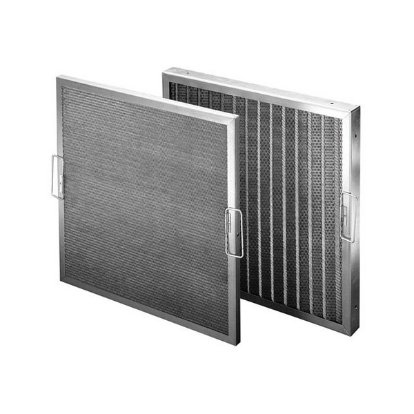 Metal Washable Filter, Type MS Permanent, 20 in Width, 4 in Depth, 20 in Height, MERV 7 MERV, 800 cfm Flow Rate, Galvanized Steel Frame, 0.18 in WG Initial Resistance, Crimped Wire/Expanded Metal Cloth Media, Silver, Domestic
