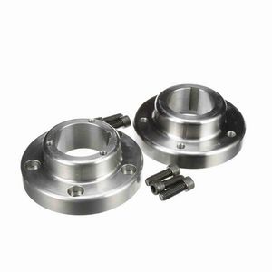 Rigid Coupling, Split Taper? Bushed, 3/4 to 2-11/16 Inch Bore, 6-5/8 Inch Outside Diameter, 5-23/32 Inch Overall Length, 5-7/16 Inch Length Through Bore, 1216.666667 ft-lb Torque, Malleable Steel, Plain