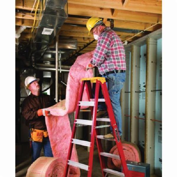 Step Ladder, Type IA Non-Conductive Weather Resistant, Series: L-3016, 10 ft Ladder Height, 300 lb, ANSI Code: A14.5, Fiberglass, 9 Steps, 64-1/16 in Base Spread, 27-13/16 in Bottom Width