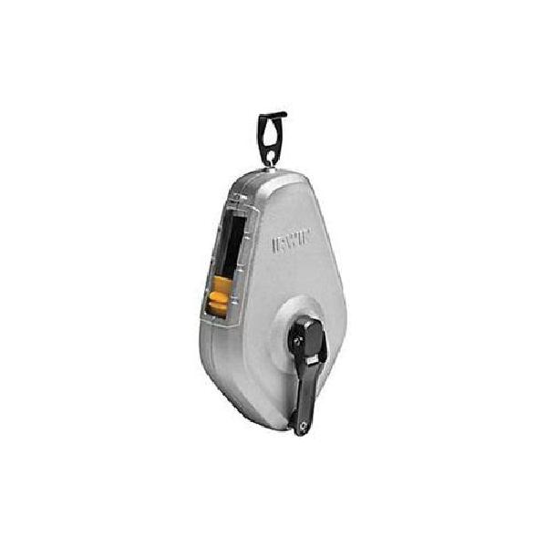Chalk Line Reel, Classic, 30 m Line Length, Polyester Line, 1:1 Gear Ratio, Aluminum Case