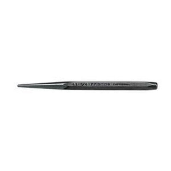 Center Punch, 1/4 in Tip, Parabolic, Steel Tip, 4-1/4 in Overall Length