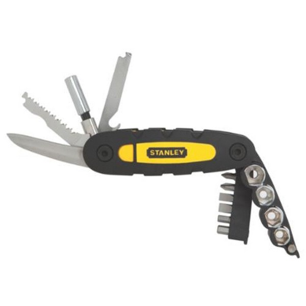 Folding Knife, Multi-Tool Portable Specialty, Fine Edge Blade, Solid Steel Blade, Steel Handle, 5 in Open Length