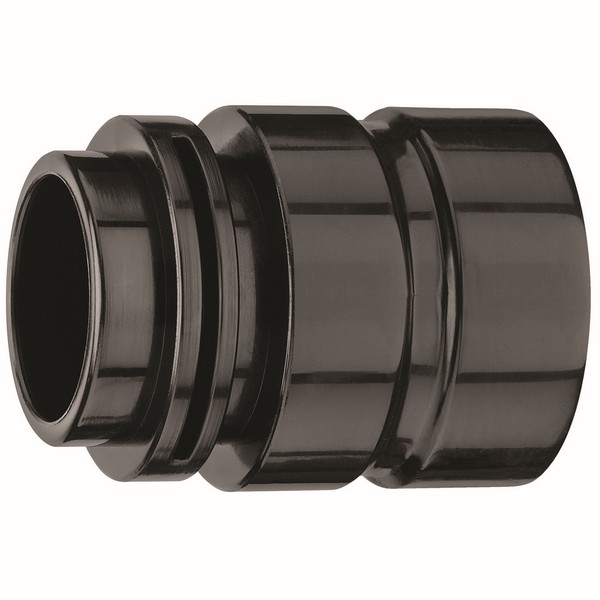 Permanent Adapter, For Use With: DWV9000 Universal Connector and Dust Extractor, Specifications: 9 in L, 26 mm, Black