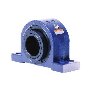 Pillow Block Spherical Roller Bearing Unit, Heavy Duty Solid Block Type E, 2-15/16 in Bore, 8 to 9.6 in Bolt Center-to-Center Length, 3.13 in Base to Bore Centerline, 10.83 in Overall Length, 4.02 in Overall Width, 6.47 in Overall Height, Four-Bolt B