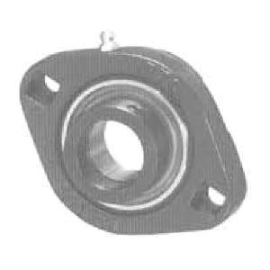 Flange Block Bearing, Relubricatable Standard, Series: SAMS, 1-7/16 in Bore Dia, 3-15/16 in L Bolt Center-to-Center, 2-Bolt Flange Mounting, 4-15/16 in Overall Length/Diameter, 3-11/16 in Overall Height