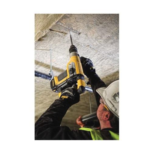 Corded Rotary Hammer Kit, Tool/Kit: Kit, 1-1/8 in Chuck, Keyless/SDS Plus® Chuck, 4700 bpm Blows per Minute, 4.2 J Impact Energy, 820 RPM No-Load, 120 VAC, 9 A, Plastic Housing Material, D-Handle Handle, Forward/Reverse/Trigger Switch Control, Yes Re