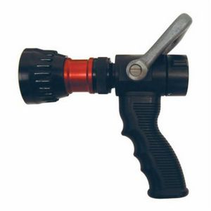 Attack Nozzle, Break Apart, 1-1/2 Inch Inlet, Aluminum Body, For Use With: 1-1/2 Inch Coupler, FNST (NH) Thread, 100 psi Maximum, 20 to 90 gpm Flow Rate, Spray Pattern: Fog Straight Stream