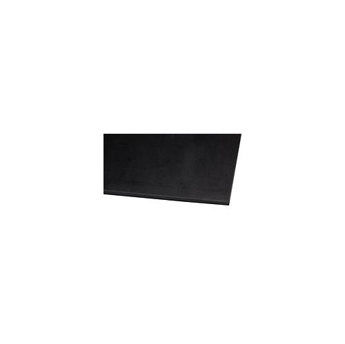 Neoprene Sheet, Commercial Grade, Neoprene, 1/4 in Thickness, 48 in Width, 25 ft Length, Black, Plate, 1015 psi Tensile Strength, -20 to 180 °F