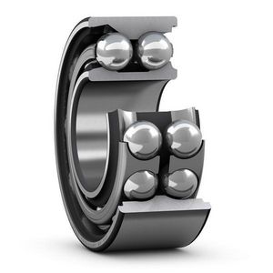 Angular Contact Bearing, Straight, Series: 5200-M, 80 mm Bore, 140 mm OD, 2 Rows, 1.75 in Width, 30 °Contact Angle, Open Closure, 28800 lbf Dynamic/36000 lbf Static Load, Chrome Steel Bearing, 3800 rpm Maximum, 450 °F, Uncoated