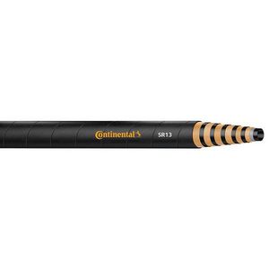 Hydraulic Hose, 1-1/2 Inch Inside Diameter, 5000 PSI Working Pressure, -40°F to 249.8°F, 2.25 Inch Outside Diameter, 100 Foot Overall Length, Black