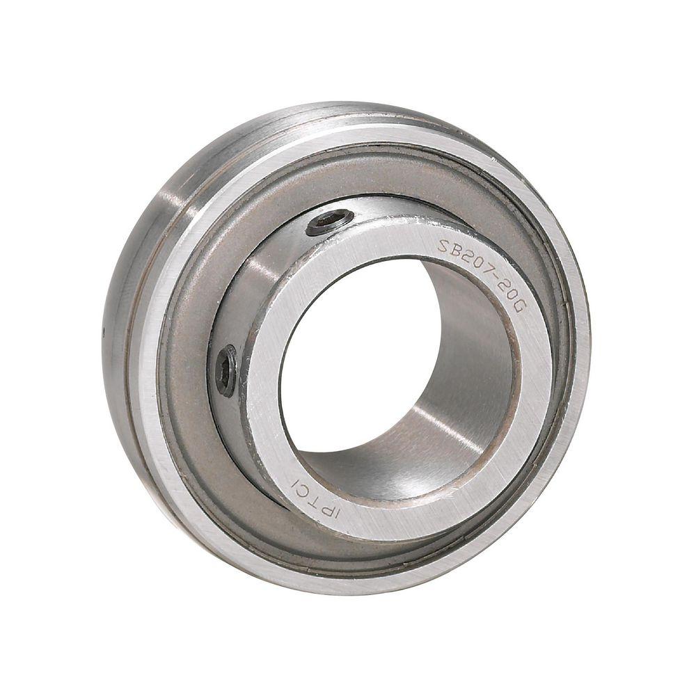 Insert Ball Bearing, Light Duty, Series: SB Series, 0.98 in Bore, 52 mm OD, Dual Seal Closure