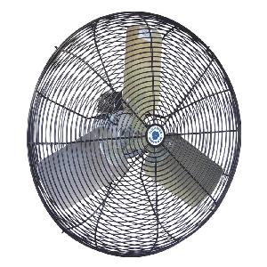 Air Circulator Fan, 1-Phase Fixed, 3000 to 4050 cfm, 1100 RPM Speed, 1/4 HP Power, 115 VAC, 2.9/1.6 A, 60 Hz Frequency, 2 Speed, 3 Blades, 17.7 cfm/W Air Flow Efficiency, Direct Drive Control, Aluminum Blade, Powder Coated Steel Housing Material, Cei