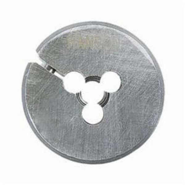 Threading Die, Adjustable Round, Measurement System: Imperial, #4-48, UNC, 1 in Die Outside Dia, HSS