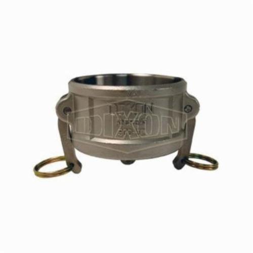 Cam and Groove Dust Cap, Type DC, Fitting/Connector Type: Cap, 1/2 Inch Nominal Size, 1-27/32 Inch Length, 316 Stainless Steel, Domestic