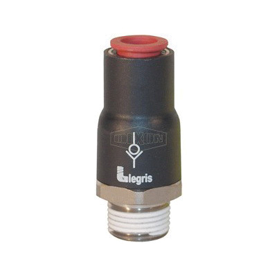 In-Line Check Valve, Series: 79950411, 1/8 x 5/32 Inch Nominal, MNPT x Tube, 15 to 145 psi, 70 °F, Nylon Body
