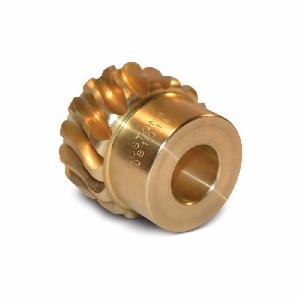 Spur Gear Without Keyway or Setscrews, Plain, 3/8 in Bore Dia, 1.13 in Outside Dia, 16 Teeth, 16 Diametral Pitch, 1 in, 1/2 in Face Width, 0.81 in Hub Dia, 1/2 in Hub Projection, 1 in Overall Length, 14.5° Pressure Angle, Non-Metallic