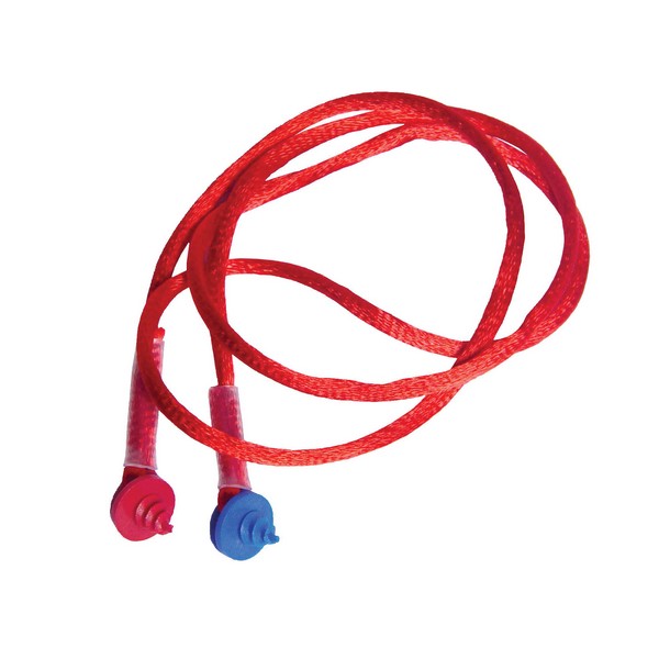Neckcord, For Use With: Custom Molded Earplugs, Specifications: 26 dB Noise Reduction, Red