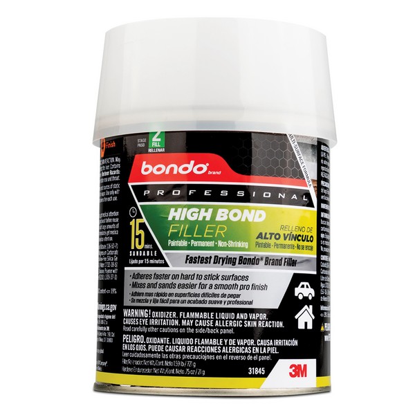 High Bond Filler, Series: Pro Series, 1 qt Container, Paste Form