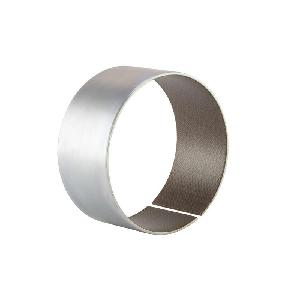 Journal Bearing, Split Seam, Series: CJS, 1 in Bore, 1.124 in OD, 1/2 in Width, Woven PTFE Fabric Groove/Plug, 19000 lb Load, -200 to 300 °F, 10000 psi Maximum, 35 sfpm Maximum Velocity, 50000 Maximum PV, Carbon Steel Bearing, Zinc Plated