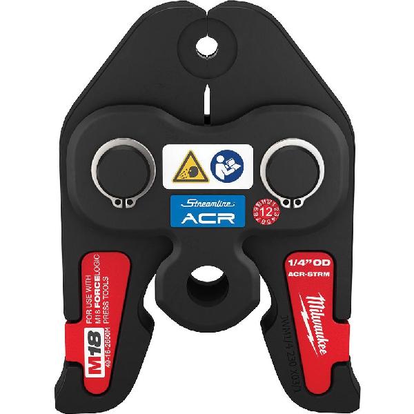 Press Jaw, For Use With: Press Fitting, Press Tool, ACR™ Tube and Line Set, 1/4 in, Forged Steel