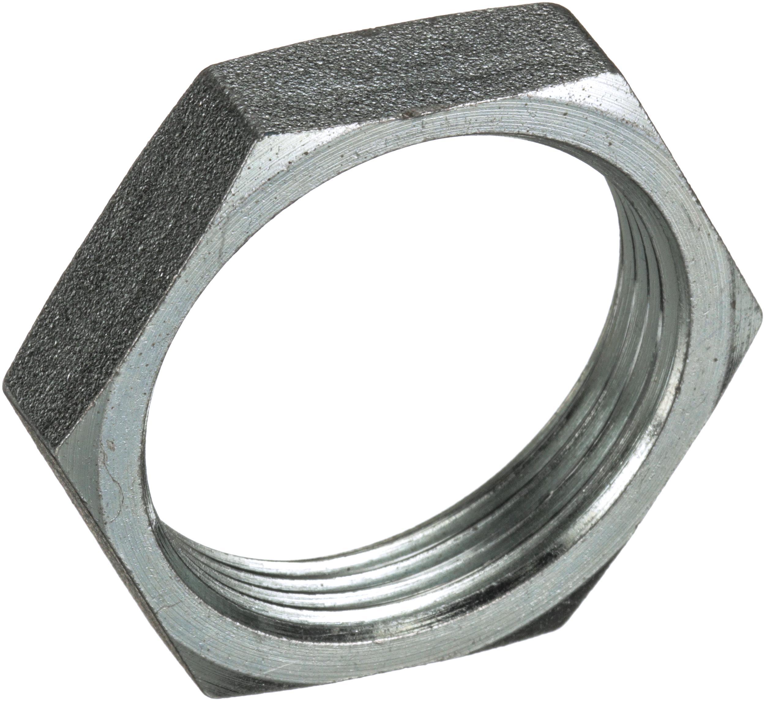 Lock Nut, Bulk Head, 1/2-20 Thread, Steel, Domestic