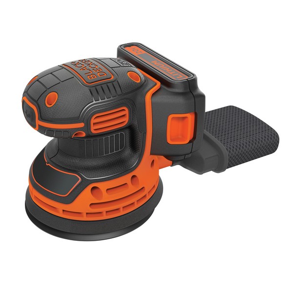 Cordless Random Orbital Sander, Bare Tool, 12000 opm, 20 VDC, Lithium-Ion Battery Type, 1.5 Ah Battery, Plastic Housing, Variable Speed Control