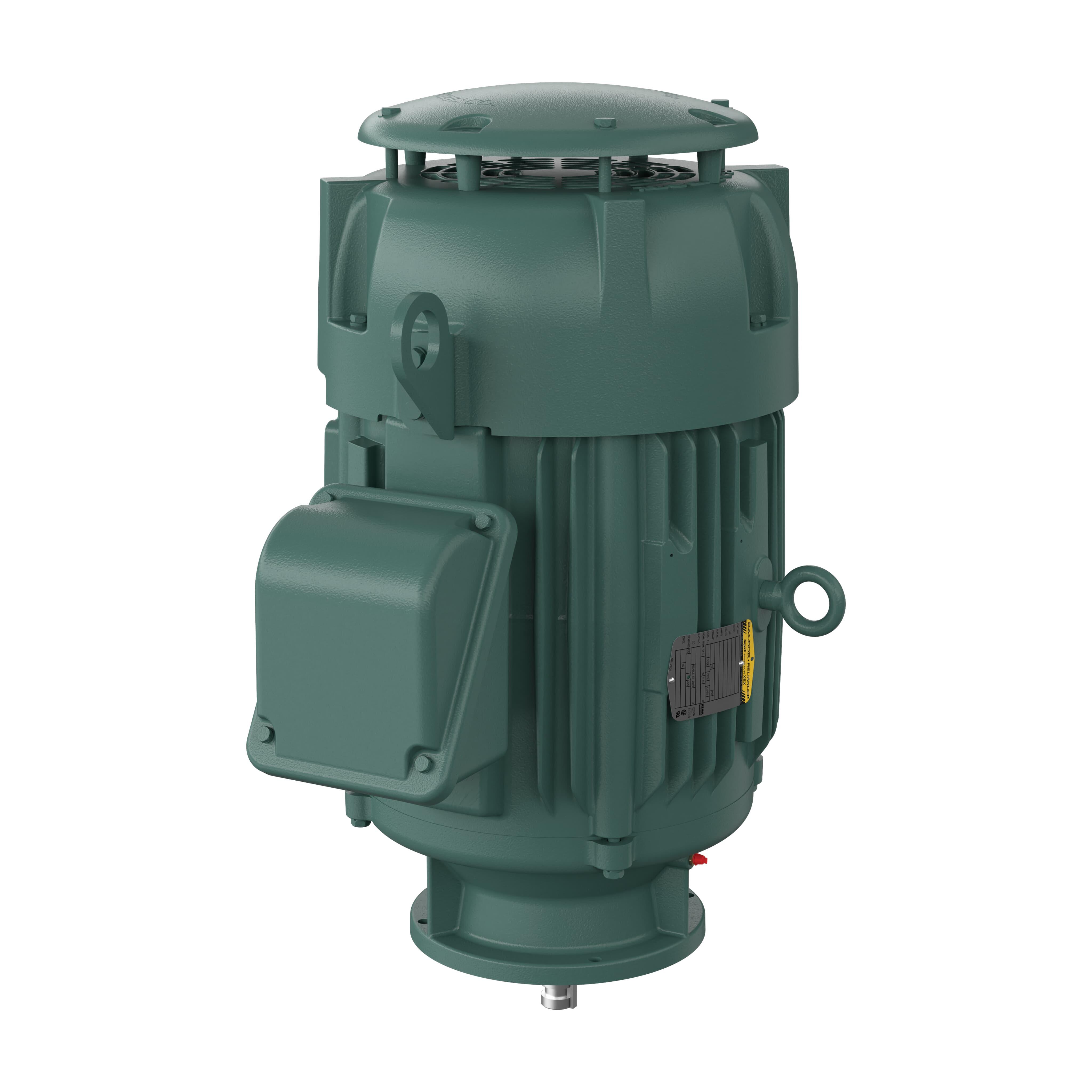AC Motor, 25 hp, 208/230/460 V AC, 64/62/31 A, 60 Hz Frequency, 3 ph, 1770 RPM Speed, 1 Speed, TEFC Enclosure, 284HP Frame, 1-1/8 in Shaft, Reversible Rotation, 1.15 Service Factor, Ball Bearing, 74.2 ft-lb Torque, Footed/P-Base Vertical Mounting, 40 °C, Insulation Class: Class F, Iron