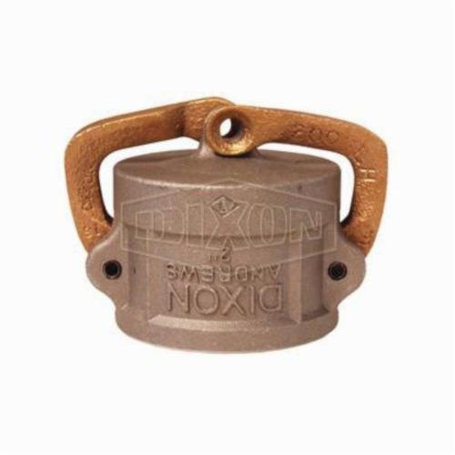 Cam and Groove Dust Cap, Lockable, Fitting/Connector Type: Cap, 4 Inch Nominal Size, 3-25/32 Inch Length, Aluminum, Domestic
