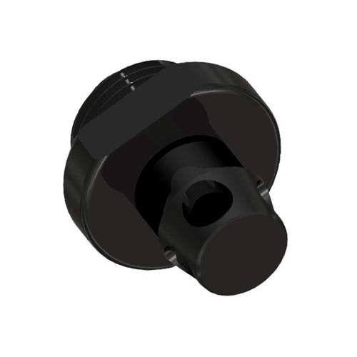 Cup Fitting, Single Bellow, Series: SBLP, 6 mm Diameter, 1/2 in Thread, -40 to 120 °C, Silicon Rubber, 9 mm H Dimensions
