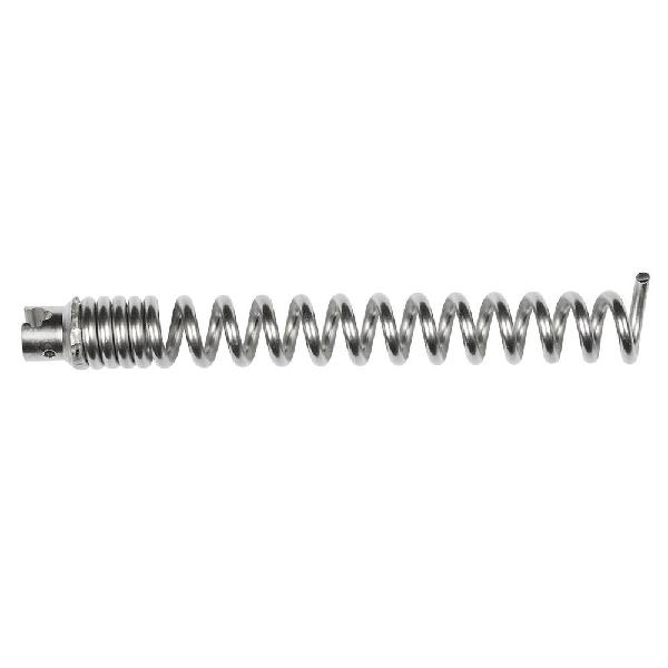 M18 Straight Auger, 8 in L Size, For Use With: M18 2871-22 Sewer Sectional Machine or Other Professional Drain Cleaning Machines and 1-1/4 in Sectional Cable, Steel, Plating