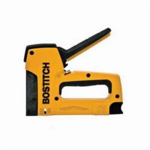 Hammer Tacker, Heavy Duty, Staple, 7/16 Inch Crown Width, 1/2 Inch Leg Length, 84 Staples, Steel