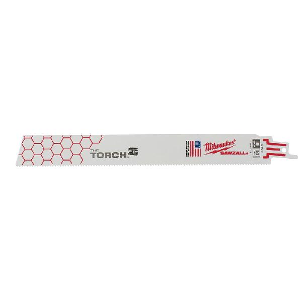 Reciprocating Saw Blade, Demo Profile, Series: SAWZALL®, 9 in Length, 1 in Width, 0.042 in Thickness, 14 TPI, 1/2 in Tang, Universal Tang, Bi-Metal Cutting Edge