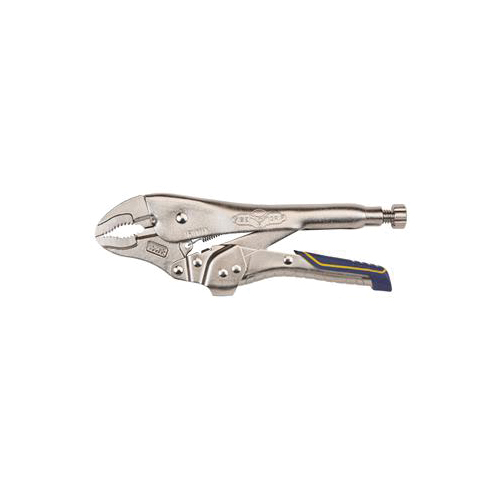 5" Locking Plier Curved Jaw Nickel
