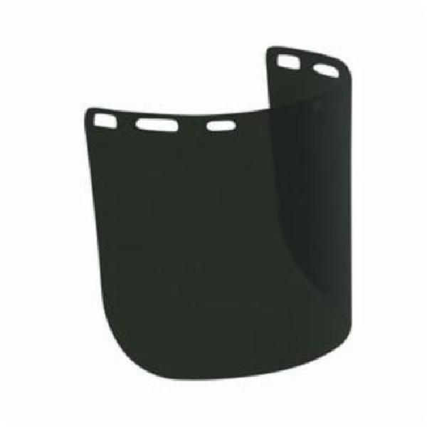 Safety Visor, Uncoated, Series: 251-01, Green IR Shade 5.5, Polycarbonate, 0.078 in Visor Thickness, 8 in Visor Height, 15 in Visor Width, For Use With: Headgears, Specifications Met: ANSI Z87.1-2015