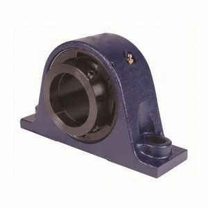 Pillow Block Spherical Roller Bearing Unit, 2-7/16 in Bore Dia, 6.81 to 7.44 in Bolt Centers, 2-3/4 in Centerline, 9-1/4 in Overall Length, 3.58 in Overall Width, 5.8 in Overall Height, Two-Bolt Base Mount, 2.9 in Base Width, Eccentric Collar Locking