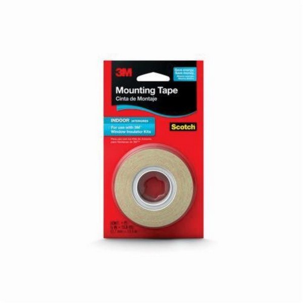 Film Mounting Tape, Indoor Window, 13.8 yd Length, 1/2 Inch Width